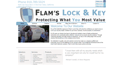 Desktop Screenshot of flamslockandkey.com